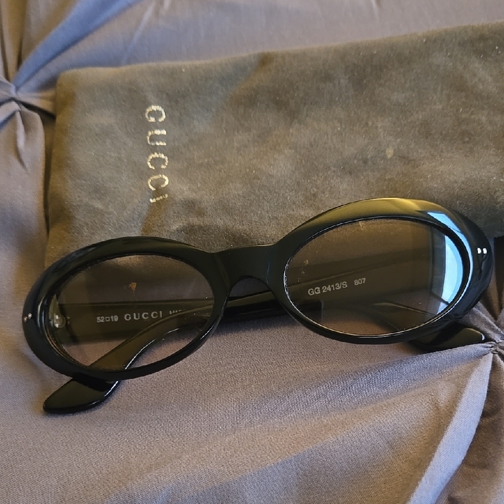 Gucci Black Women's Sunglasses Vintage